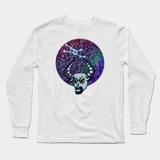 Zodiac Sign Taurus Bull and Constellation Long Sleeve T-Shirt